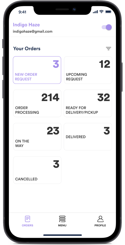 App Like Foodpanda Driver Partner App Interface