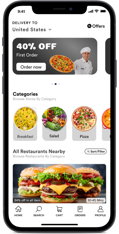 Hyperzod Alternative Customer App Interface