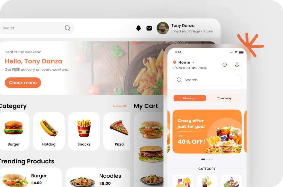 Mobile-optimized restaurant app for seamless performance