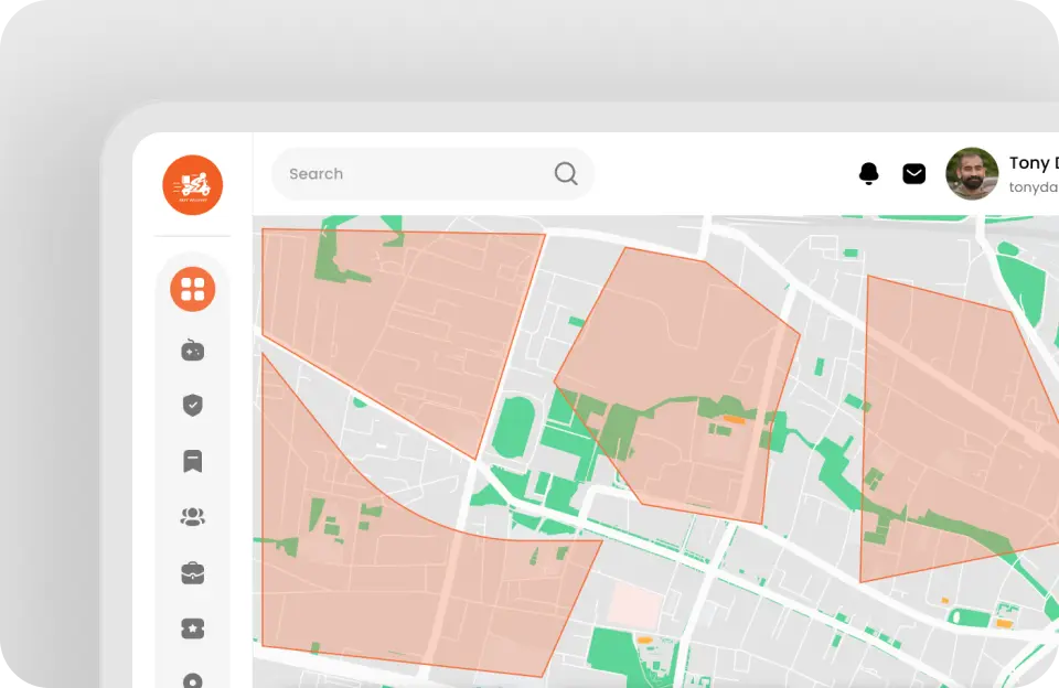 Route optimization software interface displaying efficient delivery planning for enterprise fleets