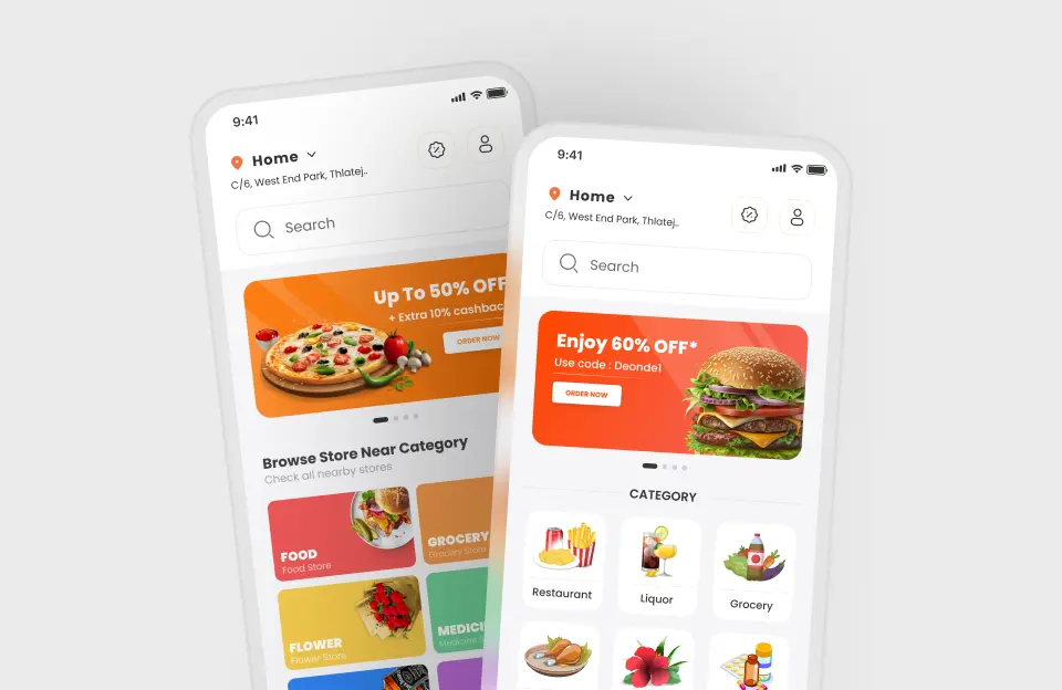 Own branded online store and delivery system for startups