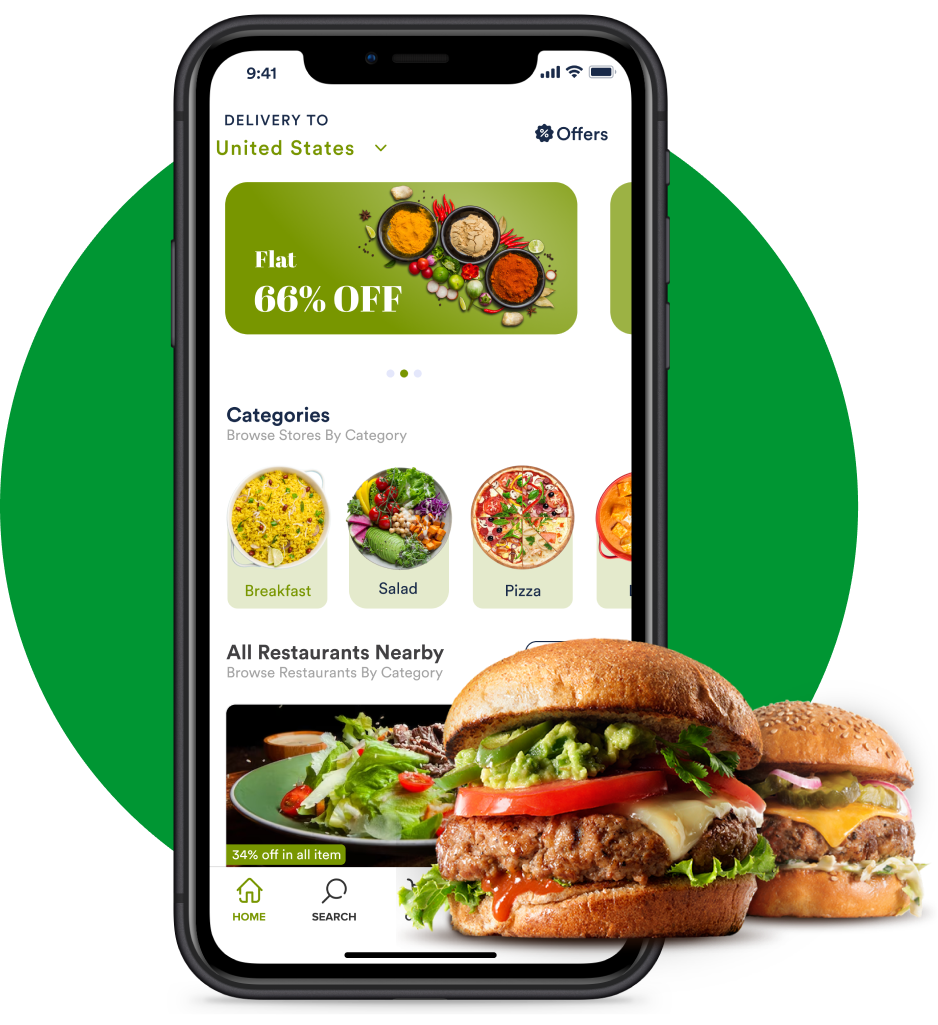Uber Eats Alternative App Interface