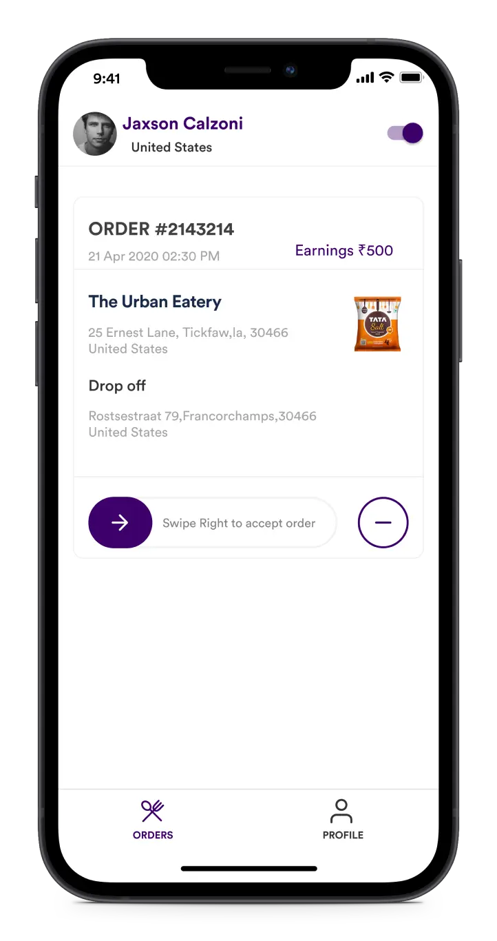 zepto delivery driver app